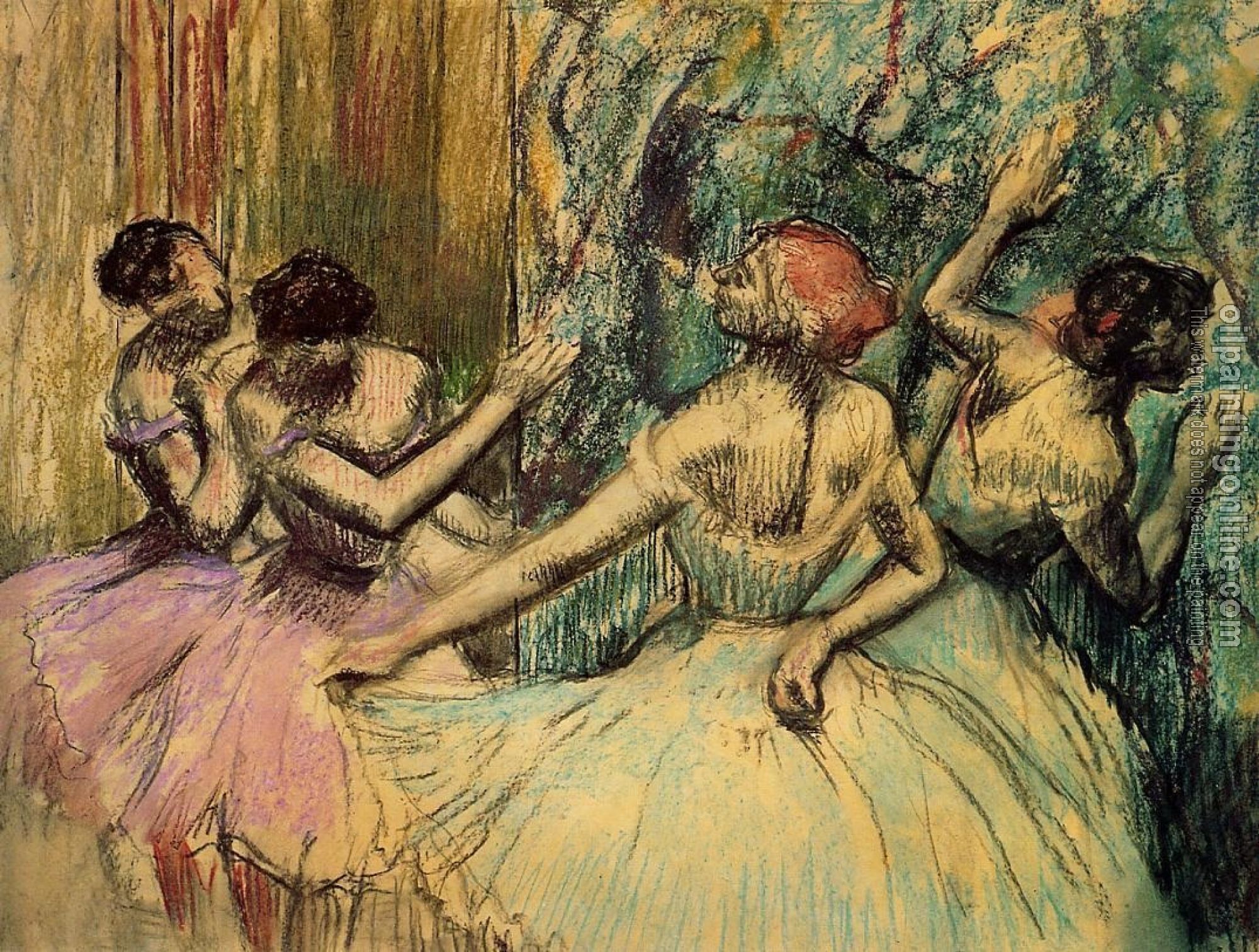 Degas, Edgar - Dancers in the Wings